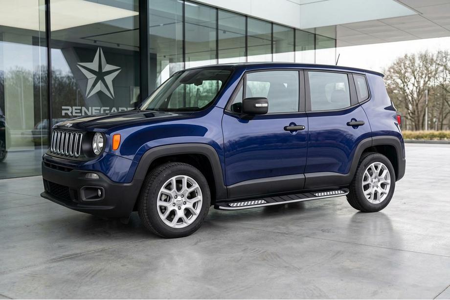Jeep Renegade 2014- Pedane Laterali Tayga V2 (2 pz, Alluminio) Image