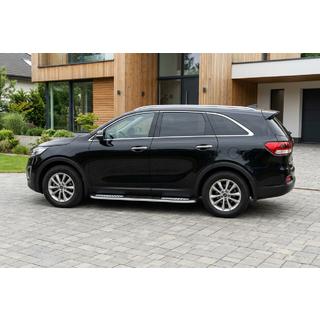 Pedane Laterali Tayga V2 (2 pz, Alluminio) Kia Sorento III UM 2014-2020 foto 1