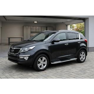 Pedane Laterali Tayga V2 (2 pz, Alluminio) Kia Sportage 2010-2015 foto 1