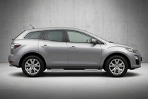 Mazda CX-7 2006-2012 Pedane Laterali Tayga V2 (2 pz, Alluminio) foto 1