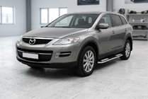 Mazda CX-9 2007-2016 Pedane Laterali Tayga V2 (2 pz, Alluminio) foto 1