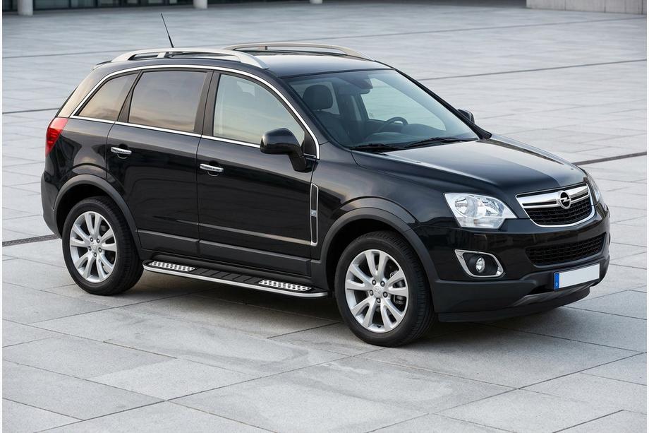 Opel Antara 2006-2017 Pedane Laterali Tayga V2 (2 pz, Alluminio) 2016-2018 Foto 1