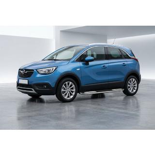 Pedane Laterali Tayga V2 (2 pz, Alluminio) Opel Crossland X 2017-2024 foto 1