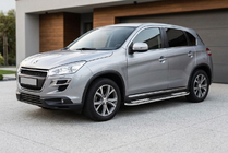 Peugeot 4008 2012-2017 Pedane Laterali Tayga V2 (2 pz, Alluminio) foto 1