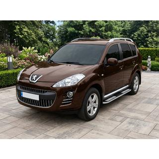 Pedane Laterali Tayga V2 (2 pz, Alluminio) Peugeot 4007 2007-2013 foto 1