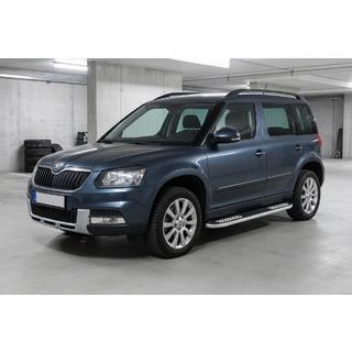 Pedane Laterali Tayga V2 (2 pz, Alluminio) Skoda Yeti 2009-2017 foto 1
