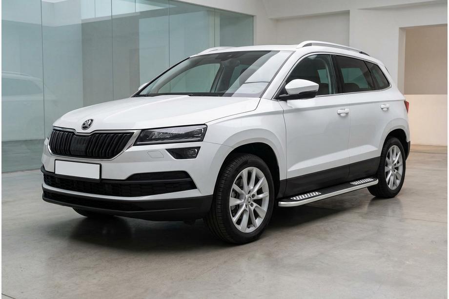 Skoda Karoq 2018- Pedane Laterali Tayga V2 (2 pz, Alluminio) Foto 1