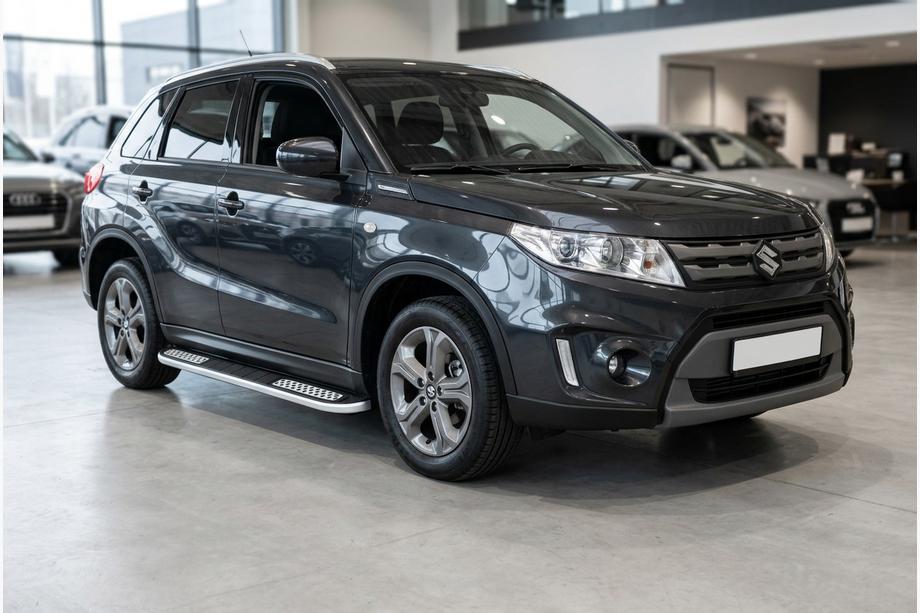 Suzuki Vitara 2015- Pedane Laterali Tayga V2 (2 pz, Alluminio) Image