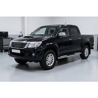 Pedane Laterali Tayga V2 (2 pz, Alluminio) Toyota Hilux 2006-2015 foto 1