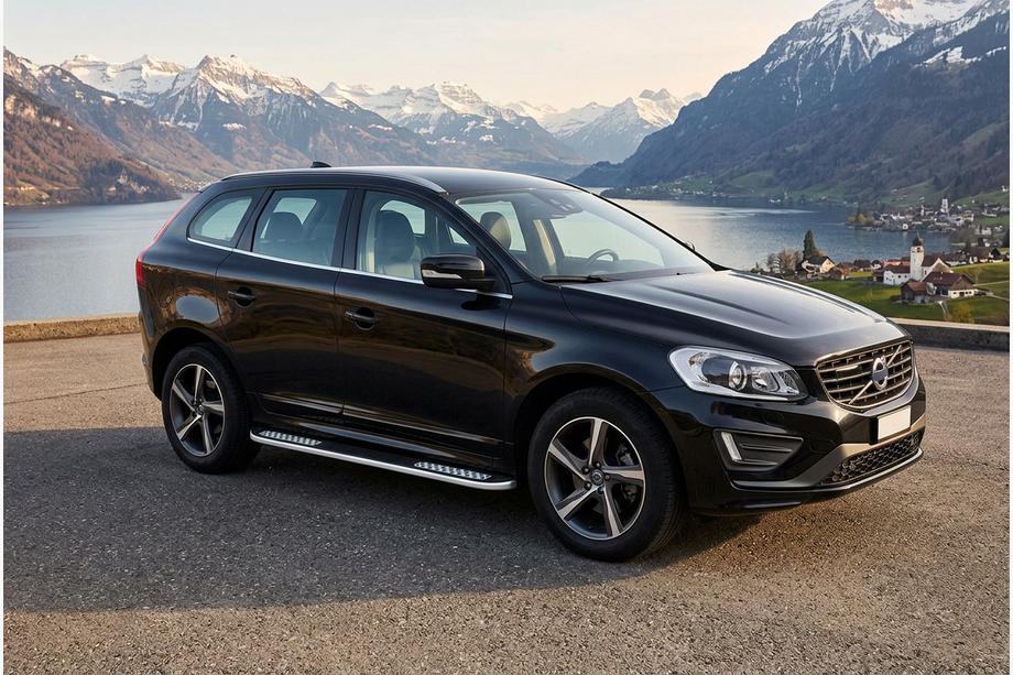 Volvo XC60 2009-2017 Pedane Laterali Tayga V2 (2 pz, Alluminio) Foto 1