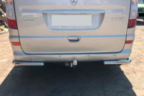 Mercedes Vito W639 2004-2014 Angolari posteriori AK003 (2 pz, acciaio inox) foto 5