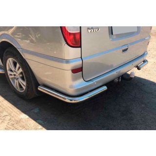 Angolari Posteriori AK003 (2 pz, Acciaio Inox) Mercedes Viano 2004-2014 foto 1