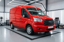 Ford Transit 2014- Pedane Laterali Maya Red (2 pz, Alluminio) foto 1