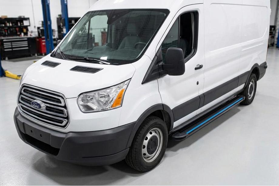 Ford Transit 2014- Pedane Laterali Maya Blue (2 pz, Alluminio) Image