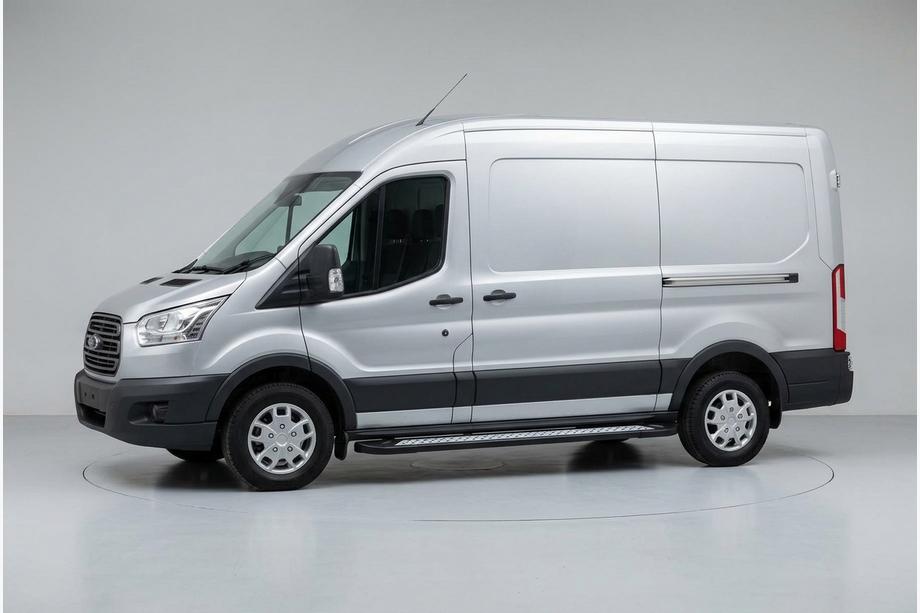 Ford Transit 2014- Pedane Laterali New Vision Black (2 pz, Alluminio) Foto 1