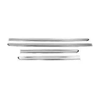 Modanature porta acciaio inox (4 pz) Fiat Doblo I 2001-2005 foto 2