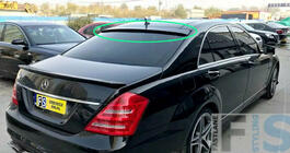 Mercedes S-class W221 2005-2013 Visiera lunotto posteriore (ABS, verniciabile) foto 1