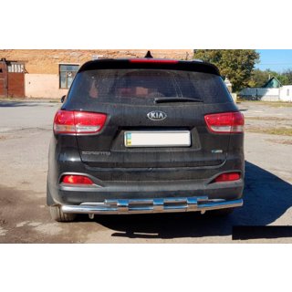 Barra Posteriore AK015 (Acciaio Inox) Kia Sorento II XM 2009-2014 foto 3