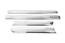 Fiat Doblo I 2005-2010 Modanature Porta Modello Largo (4 pz, Acciaio Inox) Carmos - Acciaio Inox Turco foto 5