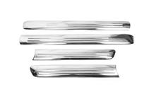 Fiat Doblo I 2005-2010 Modanature Porta Modello Largo (4 pz, Acciaio Inox) Carmos - Acciaio Inox Turco foto 7