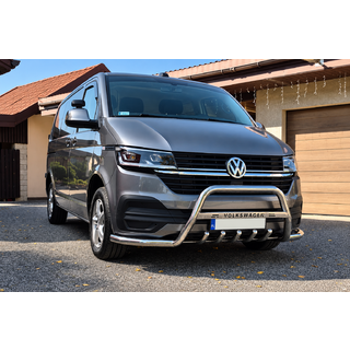 Bull bar WT004-ST (Acciaio inox) Volkswagen T6 2015-2024 foto 1