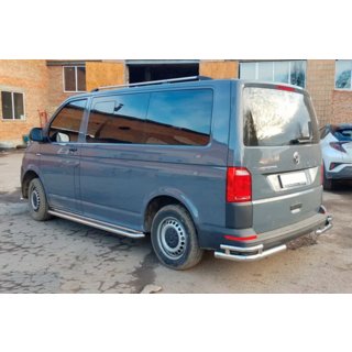 Angolari posteriori AK003-Double (2 pz, acciaio inox) Volkswagen T6 2015-2024 foto 3