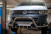 Volkswagen T5 2010-2015 Parabullbar WT004ST (Acciaio Inox) foto 1