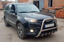 Chery Tiggo 3 2005- Protezione Anteriore WT009 (Acciaio Inox) foto 3