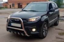 Chery Tiggo 3 2005- Protezione Anteriore WT009 (Acciaio Inox) foto 2