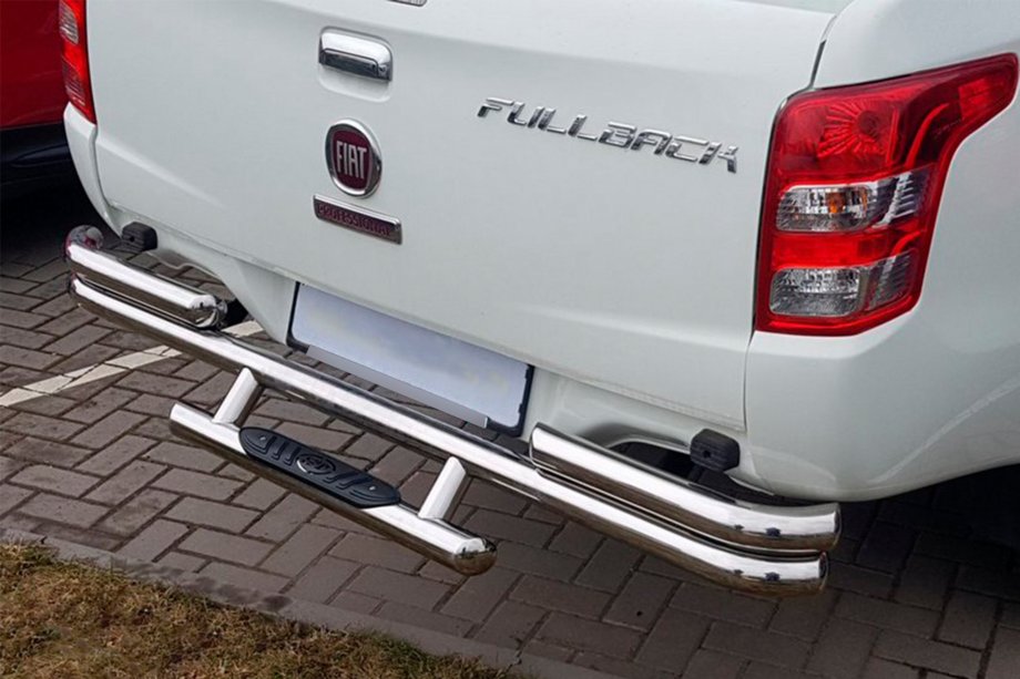 Fiat Fullback 2016- Protezione Posteriore AK-Special (Acciaio Inox) Image