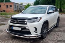 Toyota Highlander 2013-2019 Protezione Anteriore ST-Special Acciaio Inox foto 2