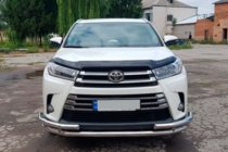 Toyota Highlander 2013-2019 Protezione Anteriore ST-Special Acciaio Inox foto 3