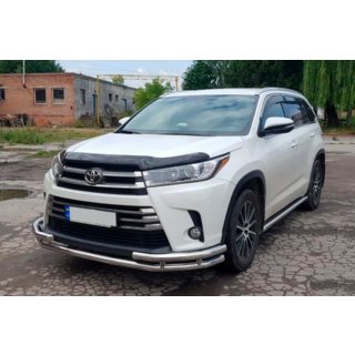 Protezione Anteriore ST-Special Acciaio Inox Toyota Highlander 2013-2019 foto 2