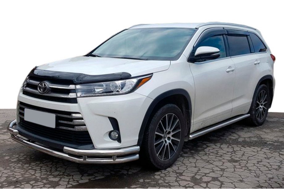 Toyota Highlander 2013-2019 Protezione Anteriore ST-Special Acciaio Inox Image