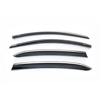 Deflettori Finestrini con Modanatura Cromata HB (4 pz, Niken) Renault Megane IV 2016-2025 foto 3