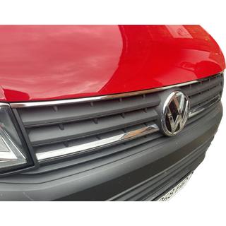 Cornice superiore griglia 2015-2019 (1 pz, acciaio inox) Volkswagen T6 2015-2024 foto 1