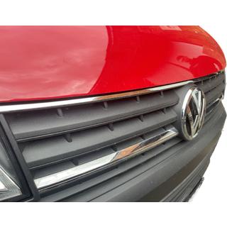 Cornice superiore griglia 2015-2019 (1 pz, acciaio inox) Volkswagen T6 2015-2024 foto 4