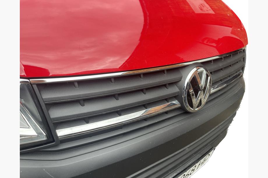 Volkswagen T6 2015-2024 Cornice superiore griglia 2015-2019 (1 pz, acciaio inox) Foto 1