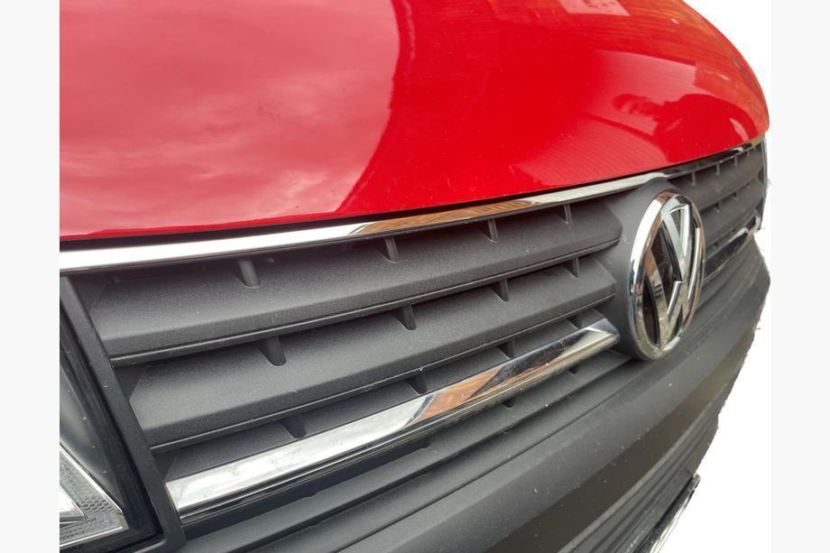 Volkswagen T6 2015-2024 Cornice superiore griglia 2015-2019 (1 pz, acciaio inox) Foto 4