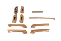 Toyota Land Cruiser Prado 150 2009-2023 Set inserti effetto legno (chiaro) foto 1