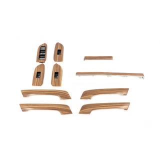 Set inserti effetto legno (chiaro) Toyota Land Cruiser Prado 150 2009-2023 foto 1