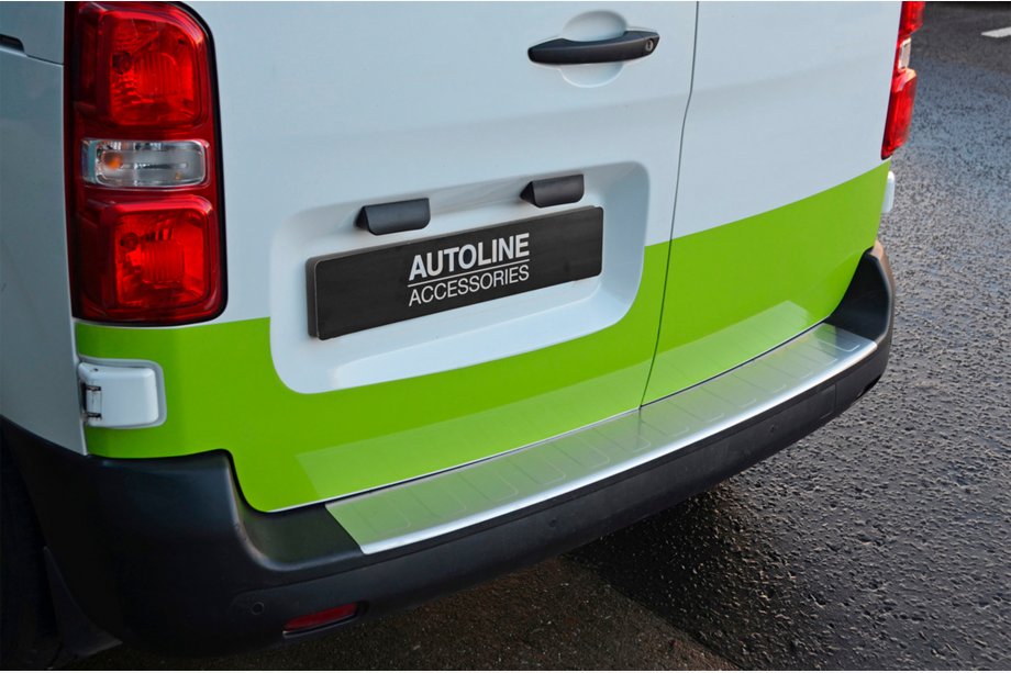 Opel Vivaro 2019- Protezione Paraurti Posteriore OmsaLine Acciaio Inox Foto 8