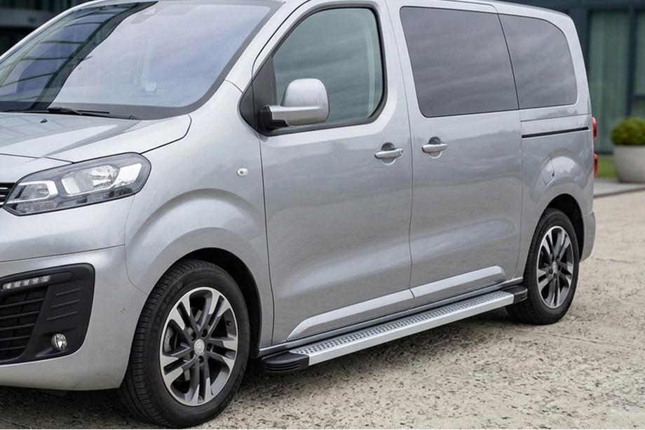 Opel Vivaro 2019- Pedane Laterali Maya V2 (2 pz, Alluminio) Image