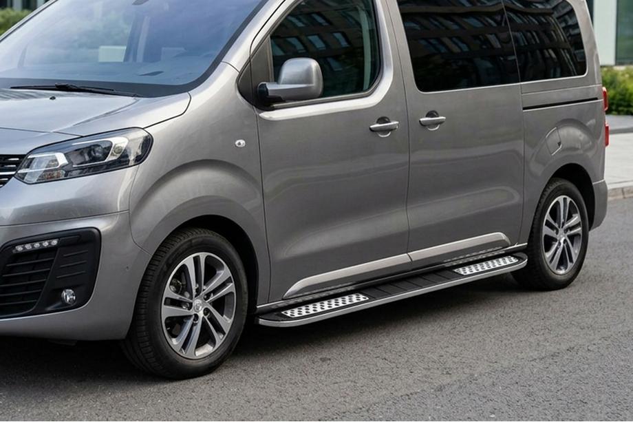 Opel Vivaro 2019- Pedane Laterali Tayga V2 (2 pz, Alluminio) Image