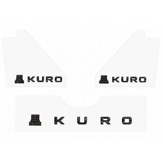 Emblema / badge KURO Black Edition (3 pz) Lexus LX570/450d 2008-2022 foto 2