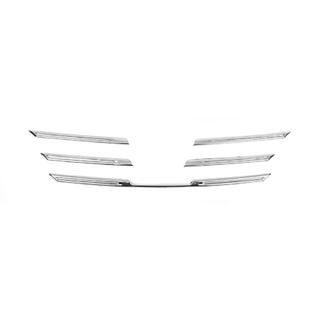 Coperture Griglia Cromate 2016-2021 (5 pz, Acciaio Inox) Renault Megane IV 2016-2025 foto 3