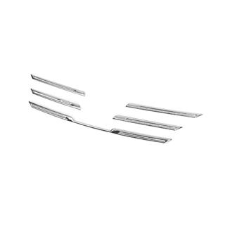 Coperture Griglia Cromate 2016-2021 (5 pz, Acciaio Inox) Renault Megane IV 2016-2025 foto 2