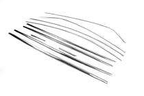 Renault Megane IV 2016-2025 Kit completo cornici finestrini (Sedan, 12 pz, acciaio inox) Carmos - Acciaio Inox Turco foto 5