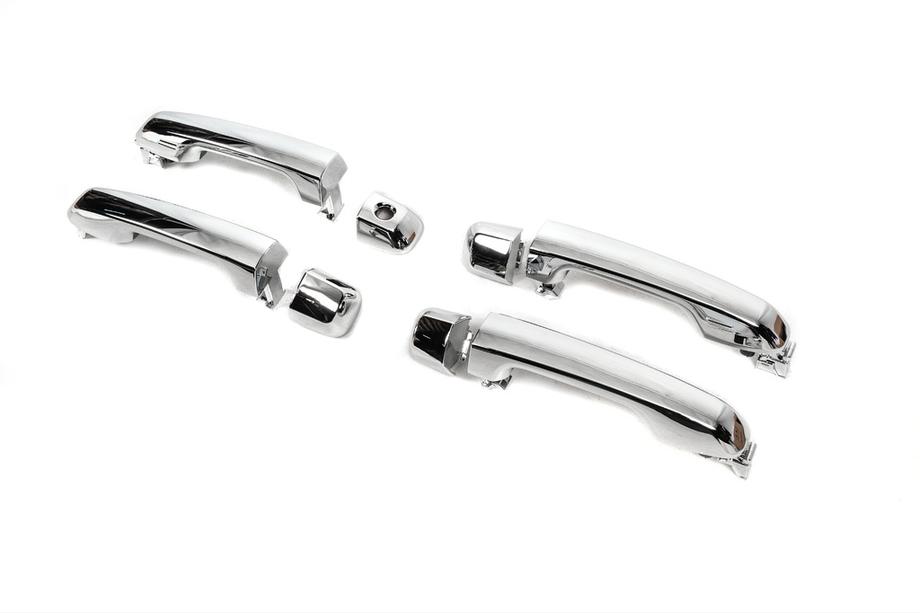 Toyota Land Cruiser 200 2007-2021 Maniglie porta complete 2015-2021 (Cromo, 4 pz) Image