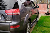 Mitsubishi Outlander 2006-2012 Pedane laterali Bosphorus Grey (2 pz, alluminio) foto 4